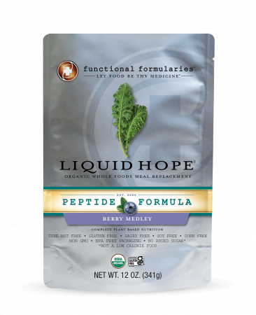 Liquid Hope Peptide Berry Medley Organic Feeding Tube Formula